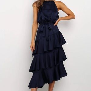 NWT Petal and Pup Saychelle Dress - Navy, size 4
